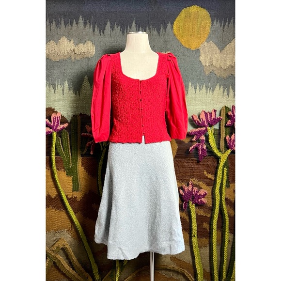 Anthropologie Smocked Cardigan M - Picture 3 of 16